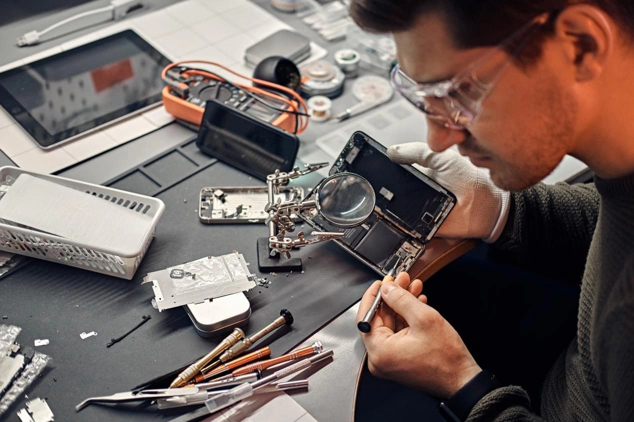 Reparación de productos electrónicos y pantallas LED